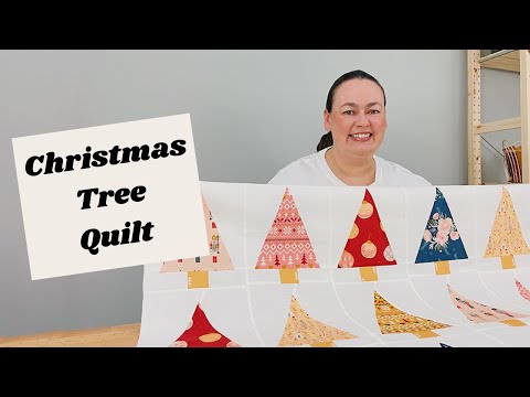 Christmas Tree Quilt Tutorial - Part A
