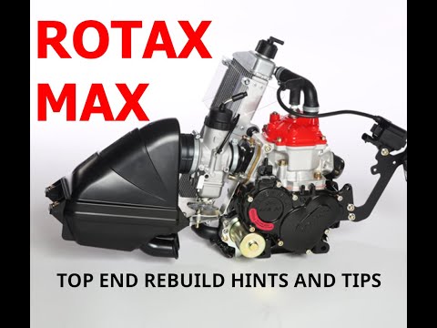 Rotax Max kart engine top end rebuild - assembly