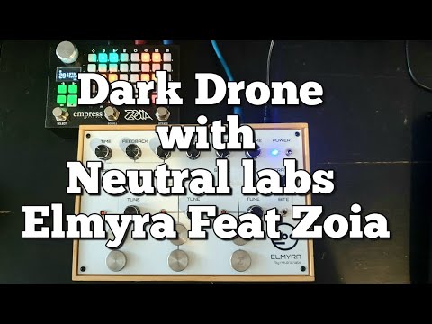 Dark Noisy & Glitchy Drone Texture with DIY Neutral Labs Elmyra Synthesizer (Feat Empress Zoia)