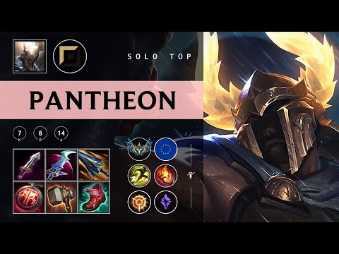 Pantheon Top vs Gangplank - EUW Challenger Patch 25.23