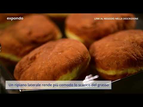 Video - Friggitrice per pasticceria - 23 litri - Royal Catering - 230 V