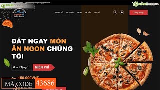 Mã code 43686 code website nhà hàng quán ăn thanh toán online vnpay có chức năng đặt bàn nhà hàng