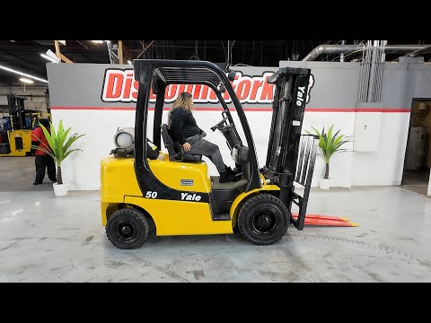YALE GLP050VX 5,000 lb LP(Propane) #485E - Forklift for Sale