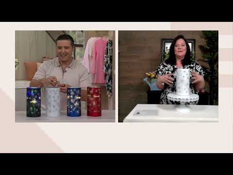 10" Oversized Celebration Hurricane by Valerie on QVC