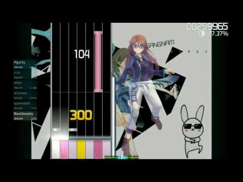 Osu!Mania Psy Vs Perfume   A Gangnam Style Hurly Burly HARD STYLE