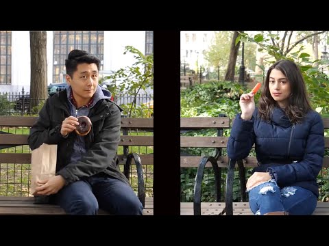 Park Bench Popsicle Flirting Gets Awkward