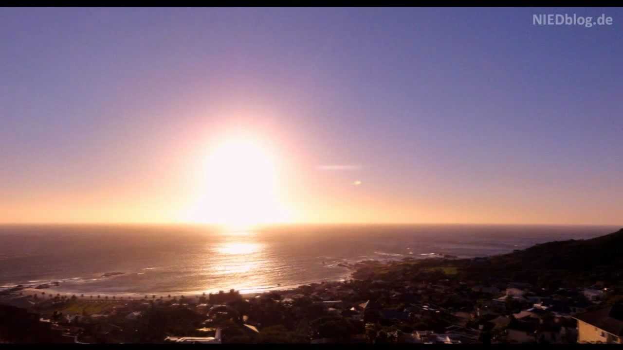 Die Sonne über Kapstadt