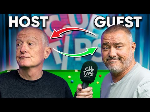 Steve Davis TAKES OVER Cue Tips To Interview Stephen!