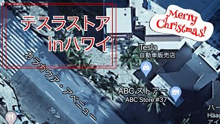 「クリスマスバージョン」テスラストアinハワイ　行ってきたぜ