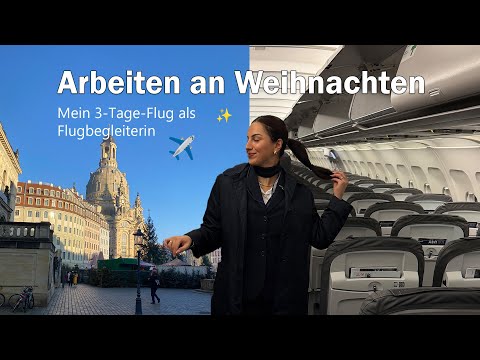 Working 3 days over Christmas 👩🏻‍✈️✈️ Flight attendant vlog