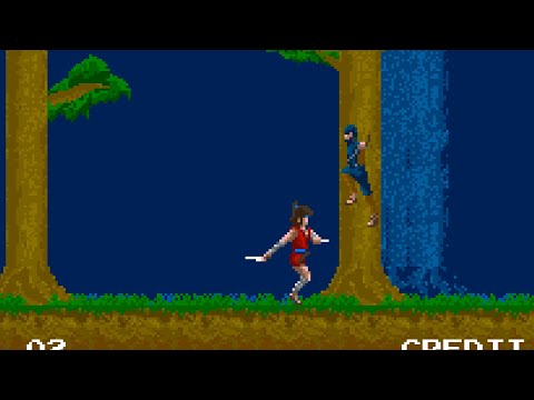 The Legend of Kage (Arcade original version) | 3-loop session 🥷🕹️👾