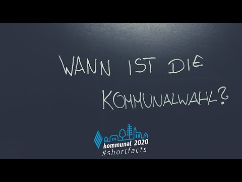 Kommunalwahl 2020 - Shortfacts: Wann wählen wir und wen?