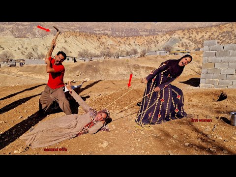 The hatred and jealousy of the evil second wife towards the pregnant first wife