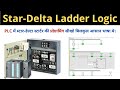Star Delta PLC Programming Star Delta Ladder Logic In Hindi Learn EEE
