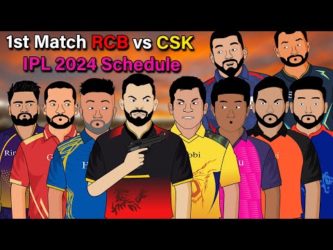IPL 2024 Schedule | RCB vs CSK 1st Match