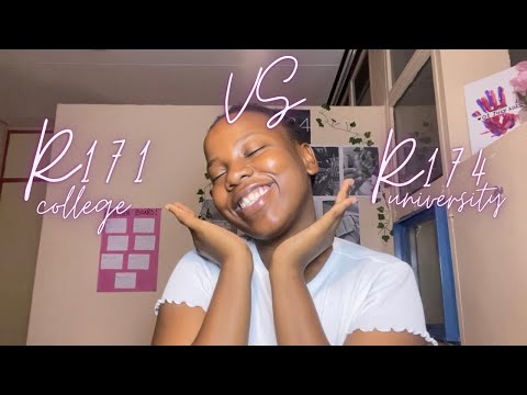 R171 VS R174||Nursing at the college VS nursing at the university 🩺💌