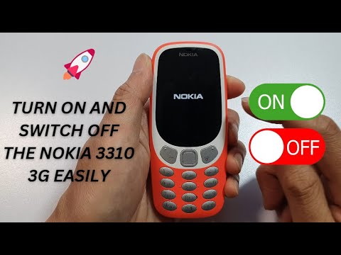 📱 How to Turn On and Switch Off the Nokia 3310 3G Easily | Quick Legacy Guide 🔥