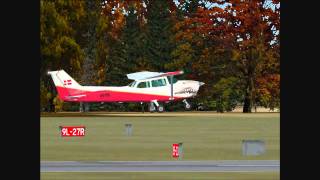 preview picture of video 'Cessna 172 Takeoff EKHG Herning A little test to see if it is laggin'