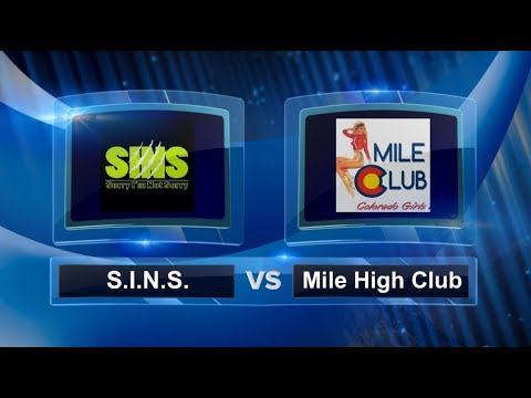 SINS vs Mile High Club - Quarter Finals - Women’s Mile High Kickball Open #MHKO2017