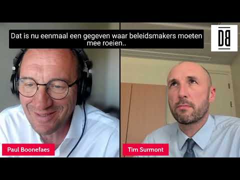 Paul Boonefaes in gesprek met Tim Surmont van het Europees Drugsagentschap EMCDDA