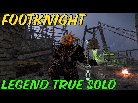 Footknight - Legend True solo - Greatsword/Repeater - Screaming Bell - Warhammer Vermintide 2