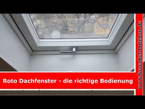 Wieso Roto Dachfenster nur einen Griff haben ODER: Warum hat mir das eigentlich noch keiner gesagt!