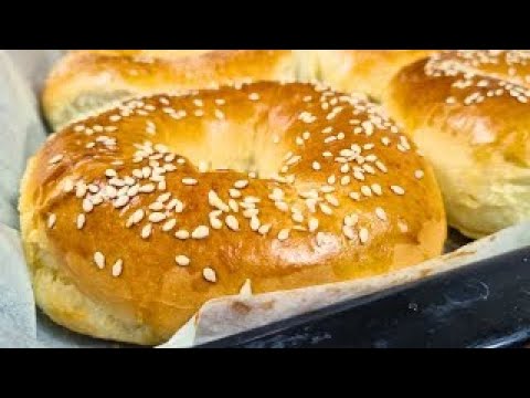 Milk-Based Bagels with Sweet Fillings: No Boiling Required, Ready in Under 2 Hours