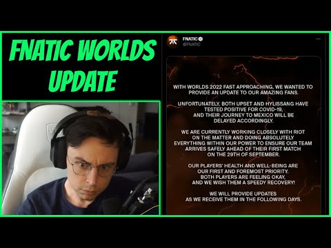 Caedrel Reacts To FNATIC Update On Hylissang & Upset For Worlds 2022