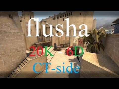 CSGO demo(flusha) fnatic vs mousesports Map#1 Mirage QuarterFinal Gfinity 3