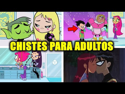 20 CHISTES para ADULTOS OCULTOS de Los JOVENES TITANES en ACCION (PARTE 4)