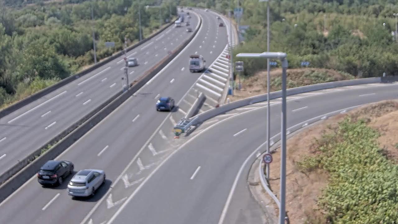 Live webcam view of Tráfico del Périphérique Nord en Croix-Luizet
