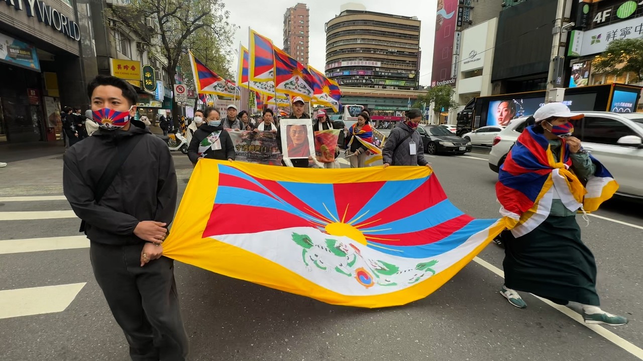 Taipei march marks Tibetan Uprising Day, highlights China’s repression