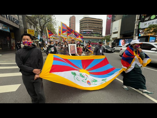 Taipei march marks Tibetan Uprising Day, highlights China’s repression