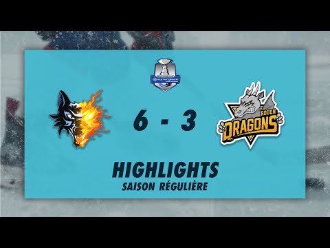 Brûleurs de Loups de Grenoble 6-3 Dragons de Rouen - Highlights - Synerglace Ligue Magnus 2022/23