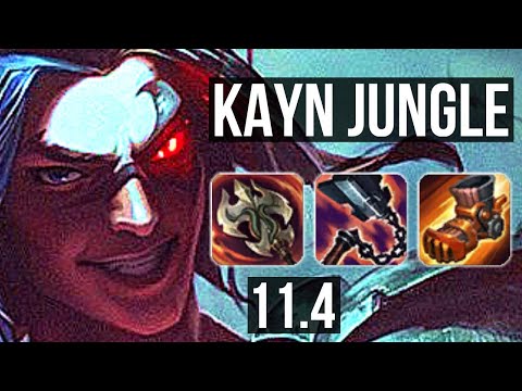 KAYN vs FIDDLESTICKS (JUNGLE) | 10/1/6, Rank 6 Kayn, 600+ games, Dominating | BR Challenger | v11.4