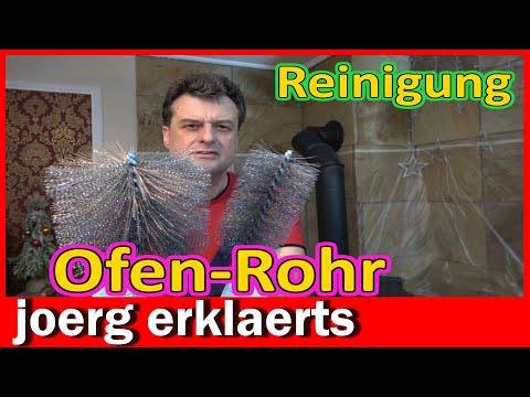 Ofenrohr Reinigung Kaminrohr reinigen Ofen Ruß entfernen Rauchrohr DIY  Tutorial No. 375