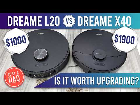 Dreame L20 vs Dreame X40 Ultra Self-Emptying Robot Vacuum & Mop  Which one Should You BUY
