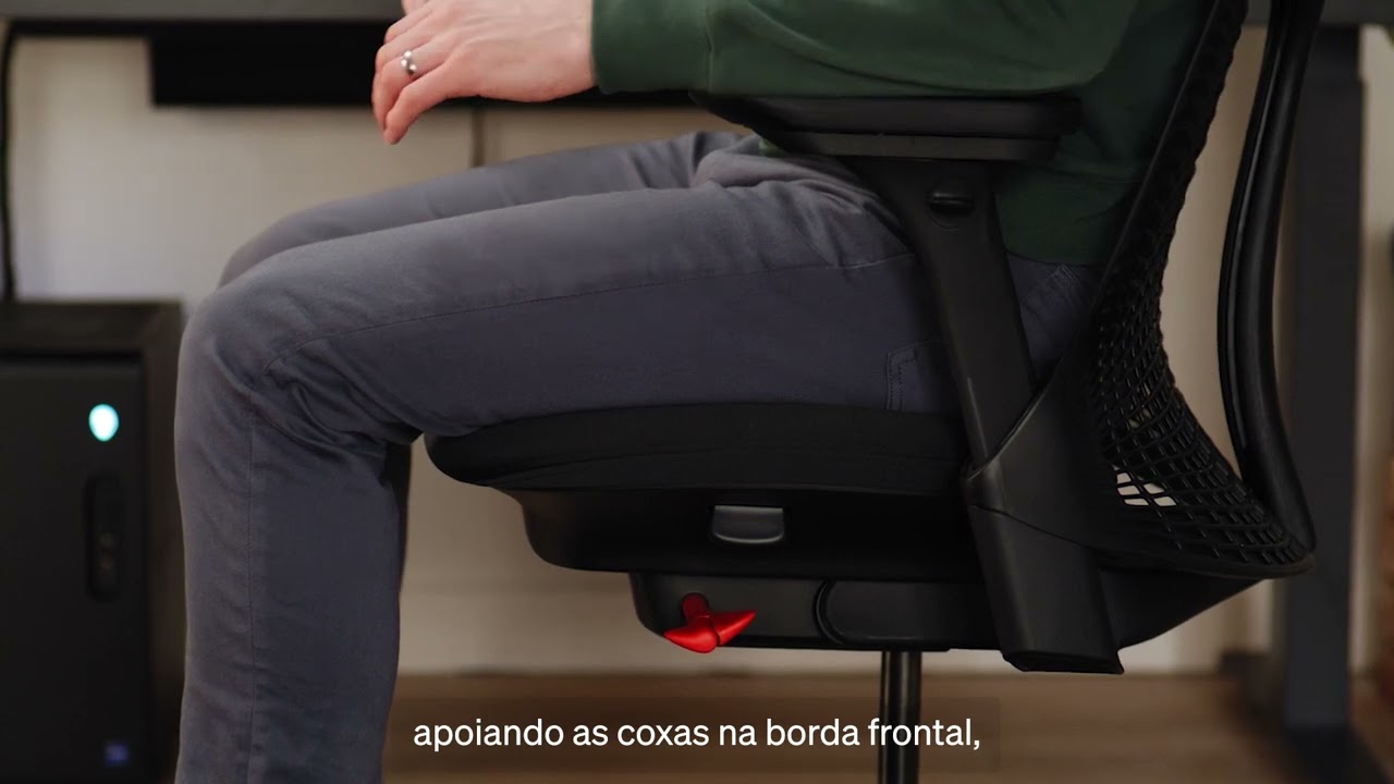 Passo 2: profundidade do assento ajustável