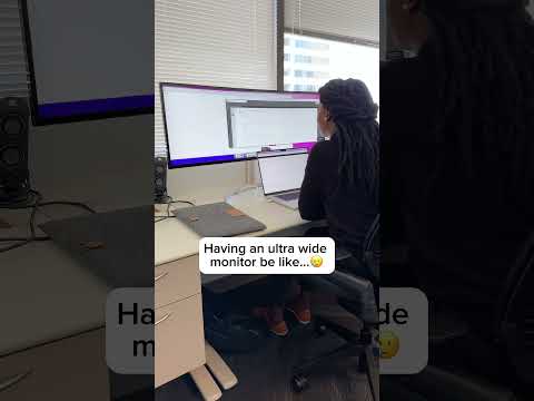 🥲 Ultra wide monitor problems | #uxdesigner #softwareengineer