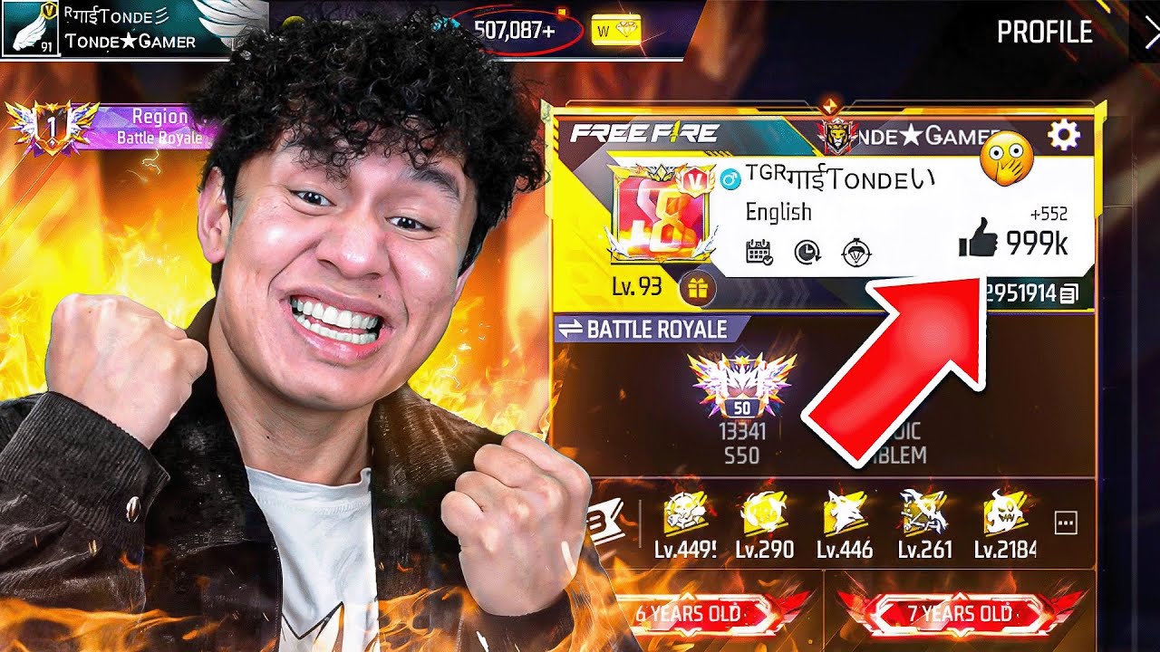 Tonde Gamer Reaches a Historic Milestone: 1 Million Likes in Free Fire!