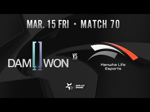 [2019 LCK SPRING] 0315 Match70 : DWG vs HLE Highlight