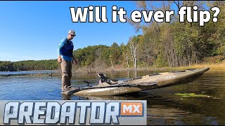 How STABLE is the Old Town Predator MX fishing kayak?