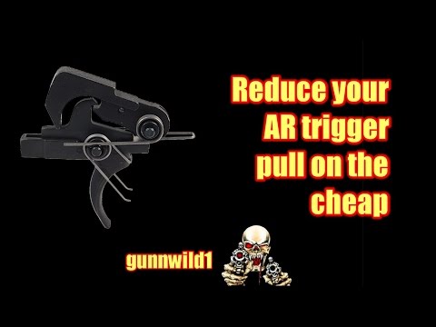 Reduce You Ar Trigger Pull On The Cheap