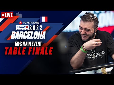 EPT Barcelone: 5K€ MAIN EVENT - TABLE FINALE avec Benny & Yu ♠️ PokerStars en Français