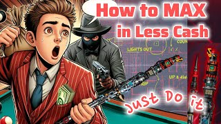 How to Max Heist Getaway Cue in Less Cash | 8 Ball Pool Tricks