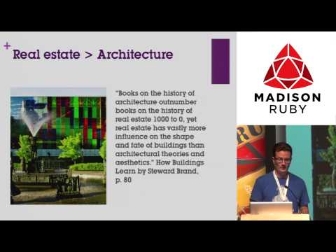 Madison Ruby 2012 - The Enterprise Strikes Back: Using Rails to compete with startups