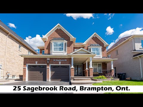 25 Sagebrook Road Brampton - Detached Home for Sale