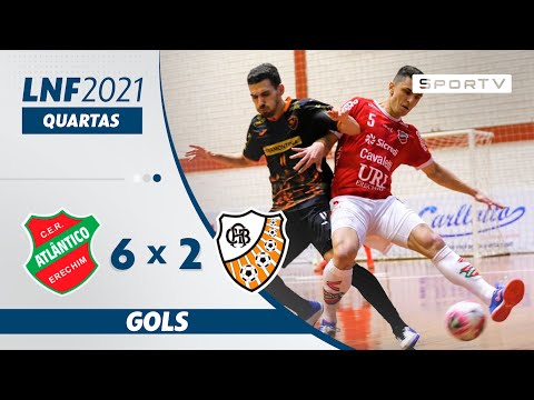ATLÂNTICO 6 X 2 CARLOS BARBOSA | GOLS | LIGA NACIONAL DE FUTSAL | SPORTV