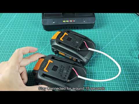 WORX Battery Not Charging - Solid Red Light (How To Fix)