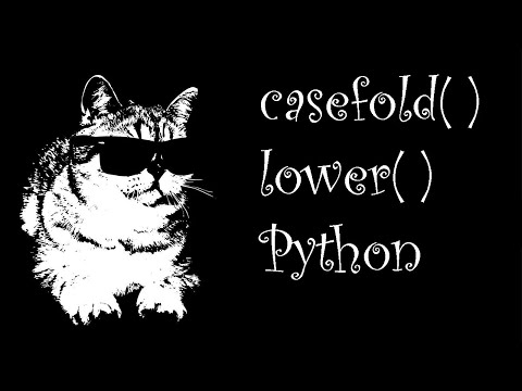 Converting A String Into Lower Case In Python